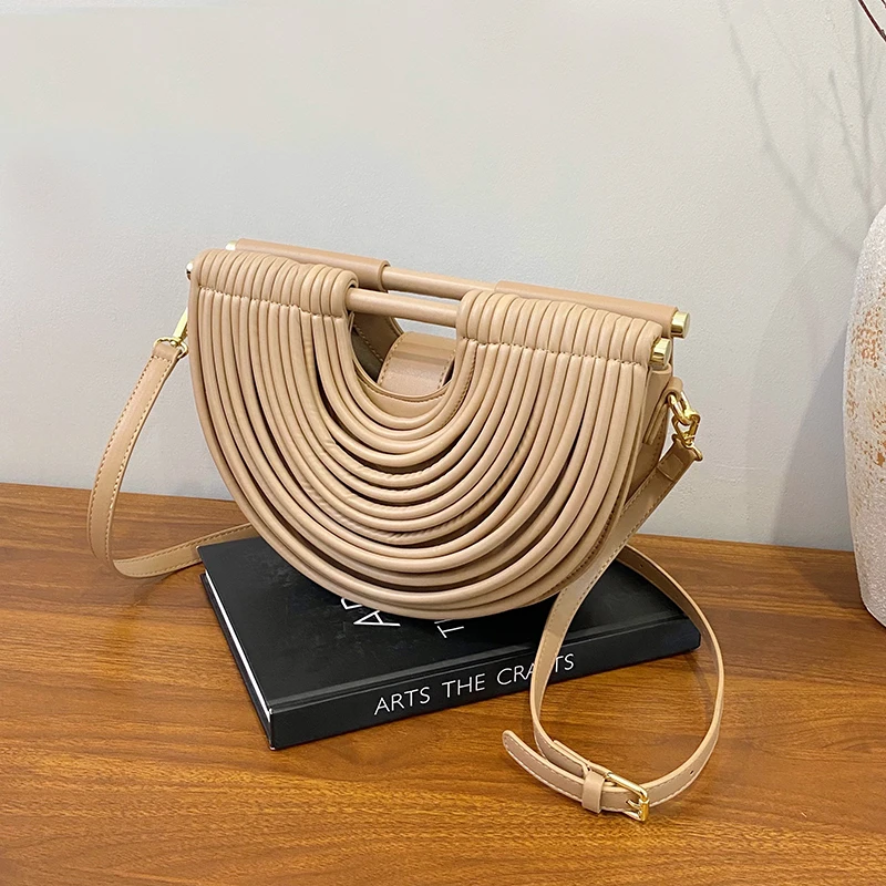 

Модная повседневная простая винтажная сумка с однотонной сумкой для женщин, минималистичная уникальная сумка для отдыха