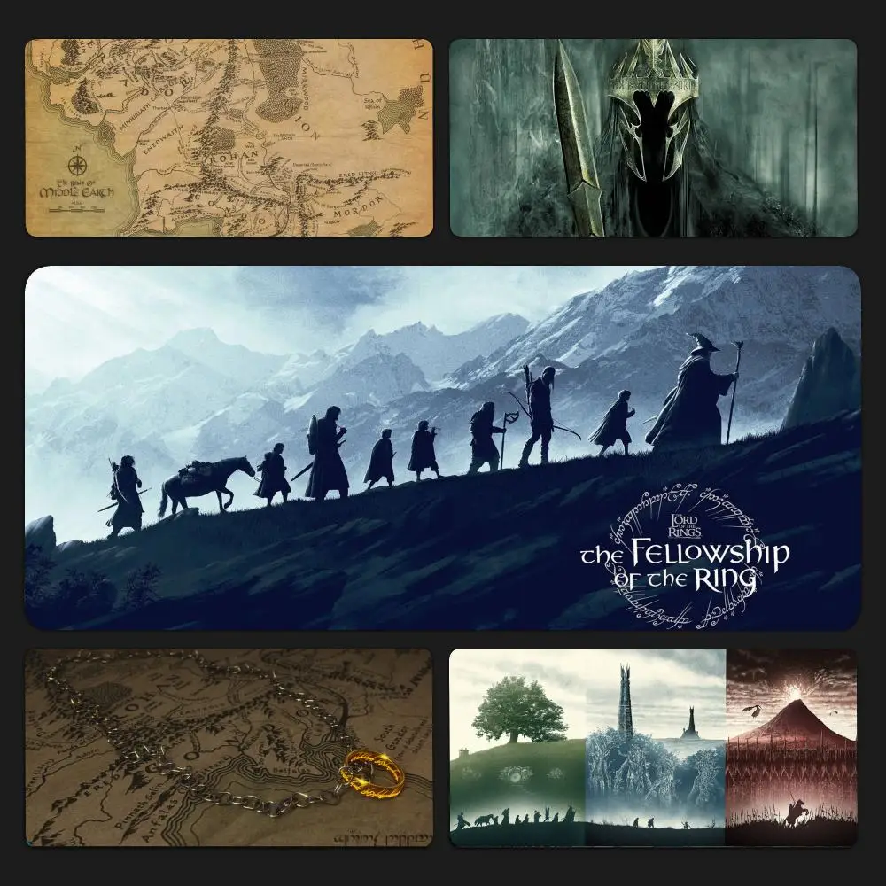 AAA Movie T-The Lord of the Rings Mousepad Large Gaming Mouse Pad  LockEdge Thickened Computer Keyboard Table Desk Mat