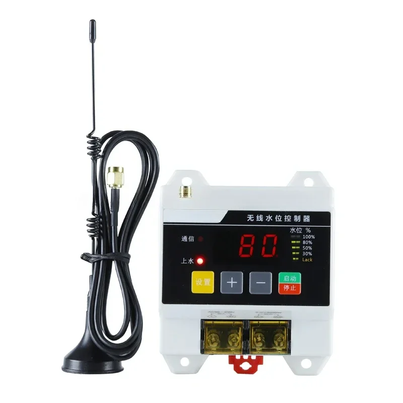 English version wireless controller pump water tower 220V level remote sensor switch