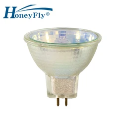 HoneyFly 5pcs JCDR MR16 Halogen Lamp 50W 110V/220V Dimmable GU5.3 Bulb Spot Light Warm White Clear Glass Indoor Decoration