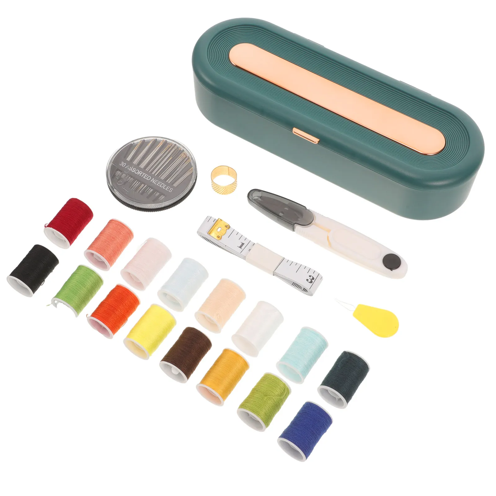 1Set Portable Compact Lightweight Sewing Kit with Storage Pouch for Home Outdoor Emergency Repairs Clothing Crafts Handicrafts