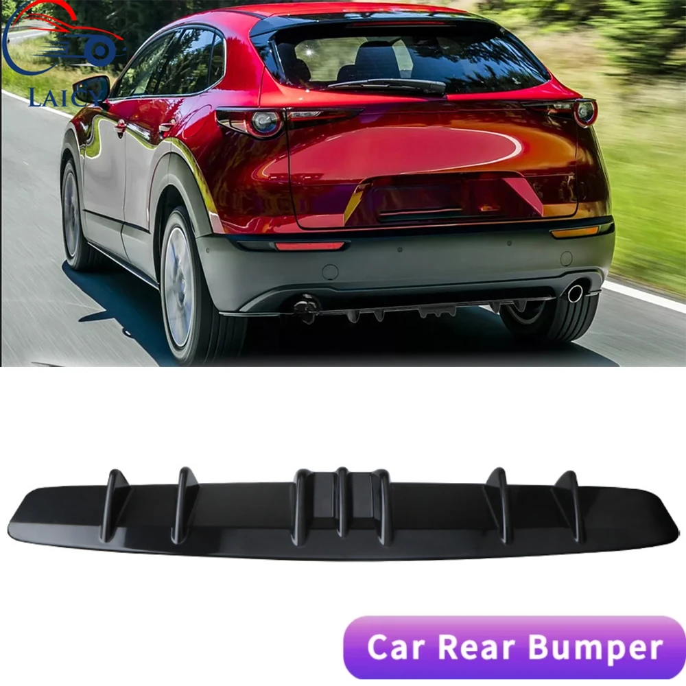 LAICY 84CM dla Mazda CX-30 CX-50 tylny dyfuzor samochodowy Fin zderzak wargi Splitter Spoiler podwozie deflektor zestaw warg węgla