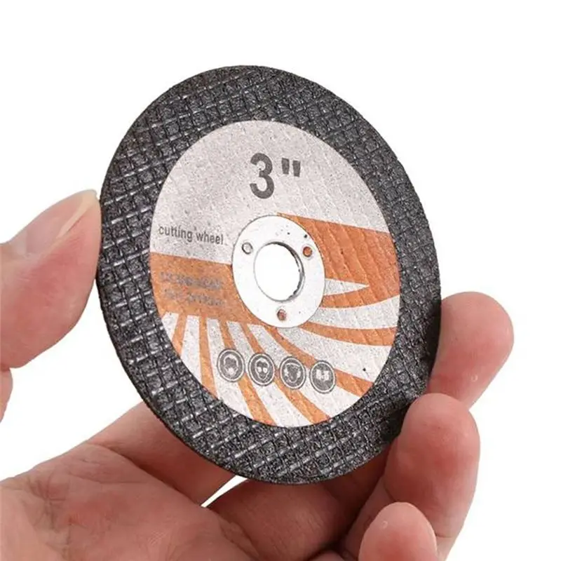 ABRW-Set Of 50, 75Mm Resin Grinding Wheels For 10Mm Bore Angle Grinder, Wood And Tile Mini Cutting Disc Power Tool