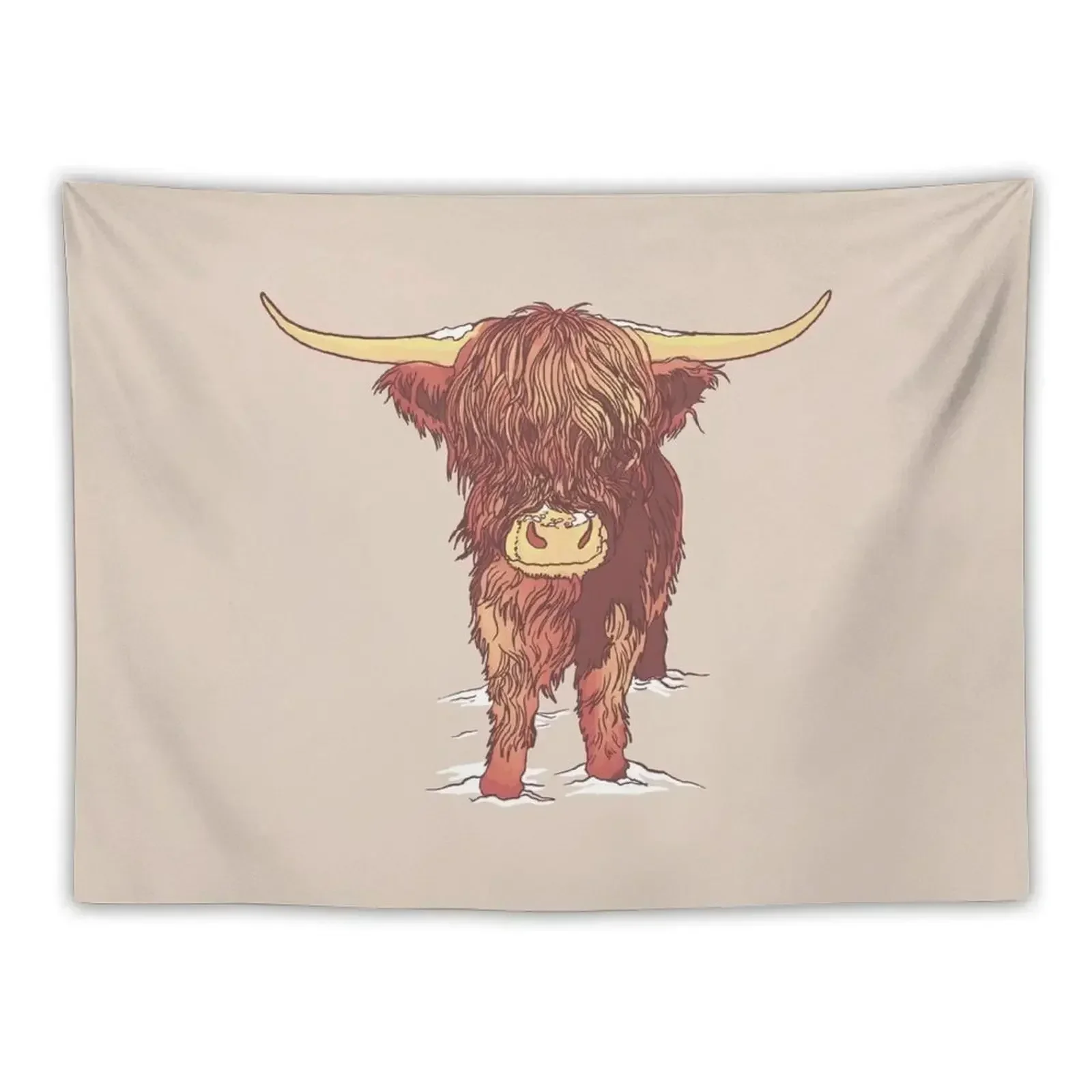 

Scottish highland cattle Tapestry House Decoration Cute Room Decor Tapestry