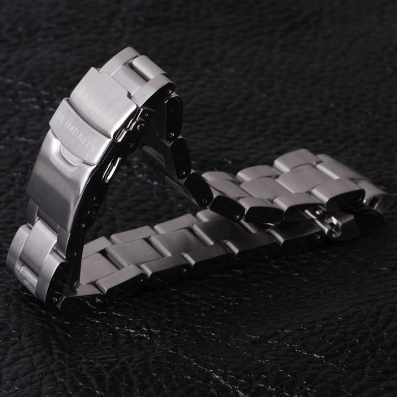 Watch Parts Solid 20mm Width Stainless Steel Watchband Suitable For Heimdallr SUB Diver Watch