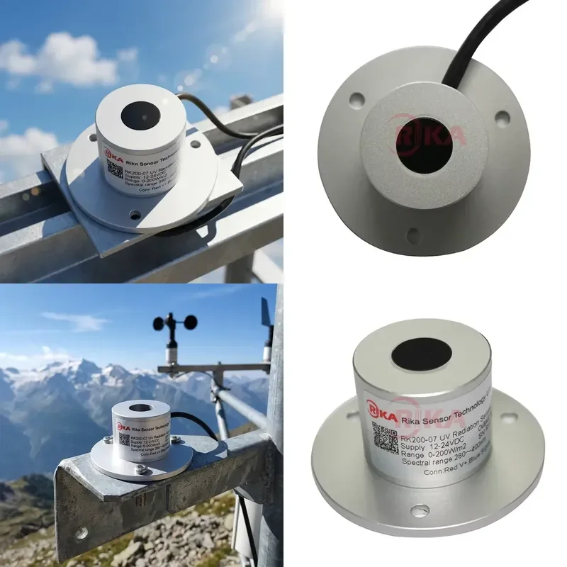*2026*  HOT RIKA Extreme Environment UV Sensor 0-15 UV Index RS485 for Cryosphere Solar Radiation Net Energy