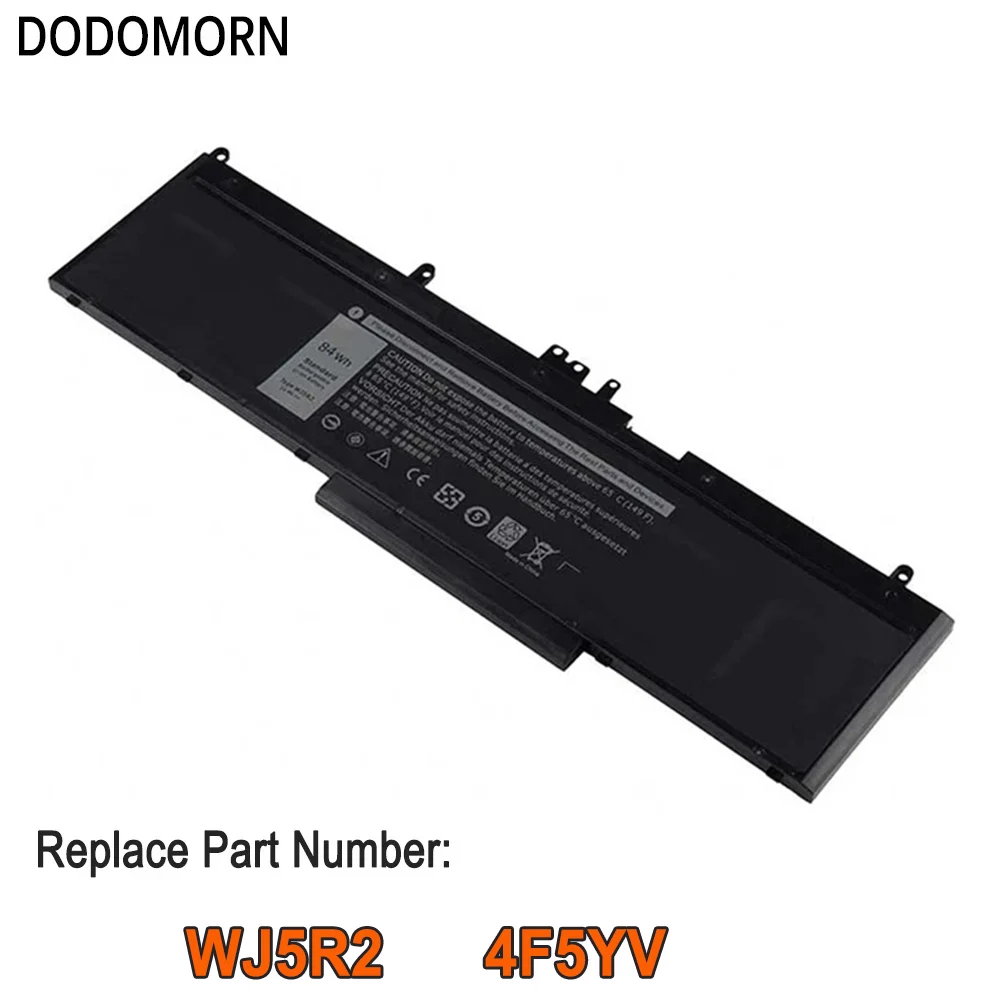 New WJ5R2 Laptop Battery For Dell Precision 15 3510 M3510 4F5YV rechargeable Li-ion 11.4V 84Wh 2-year warranty in stock