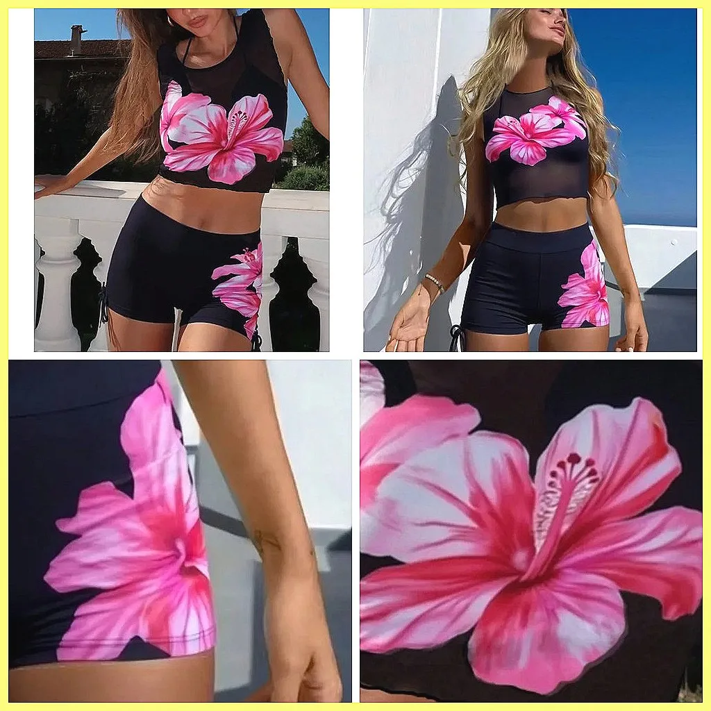 

2026 Sexy Brazilian Bikini Set for Women, 3-Piece Swimwear Beach Bathing Suits