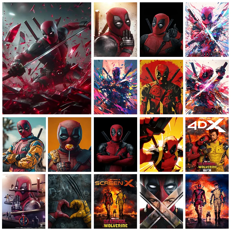 5D DIY комплект алмазной живописи Marvel, супергерой Губка, произведения искусства для детей, полная акриловая круглая форма