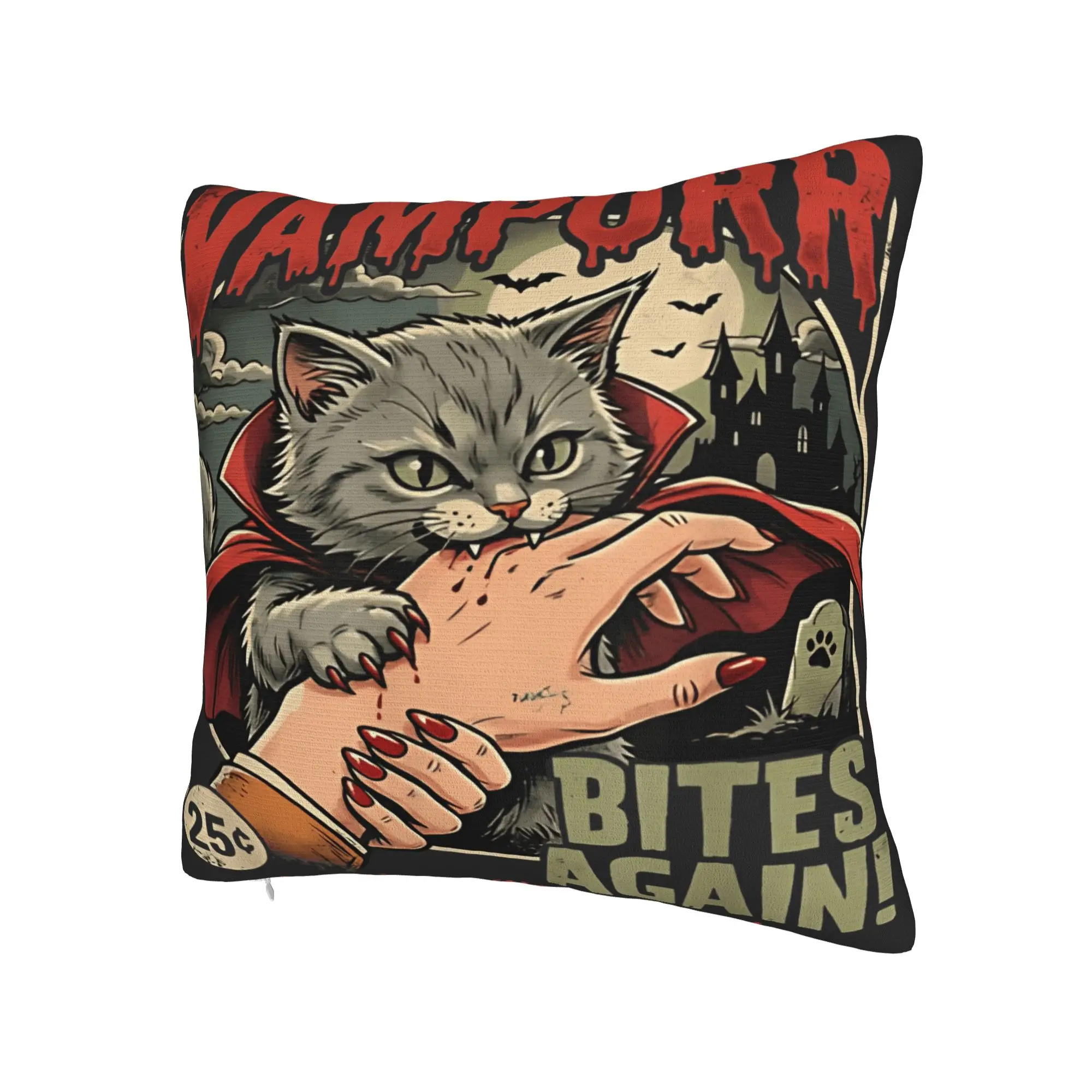 The Return of Vampurr Pillow Cover  Fashion Pillow Case For Sofa Home Decoration Design Pillowcases Gift