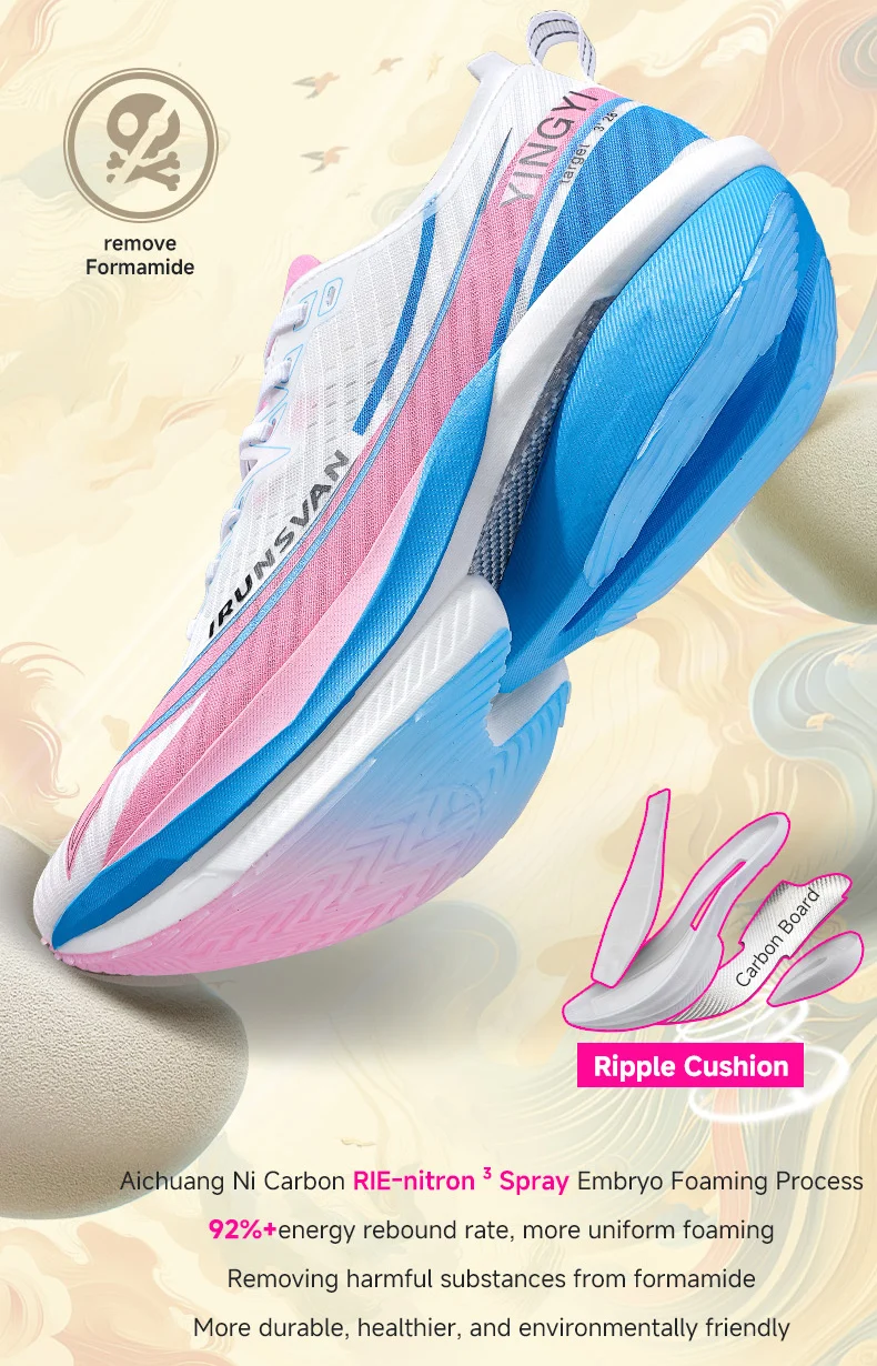IRUNSVAN Shadow Wing 2.0 Marathon-Sport-Laufschuhe, leicht, sportlich, rutschfest, professioneller Full Palm Carbon Plate Sneaker – Detail 17
