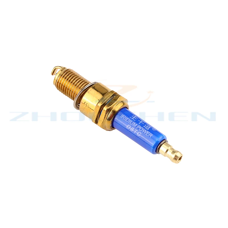 Motorcycle Bright Yellow Iridium Spark Plug D8TC Kart High Quality Alloy Dirt Scooter For CG 125 Bright accessory Modified Parts