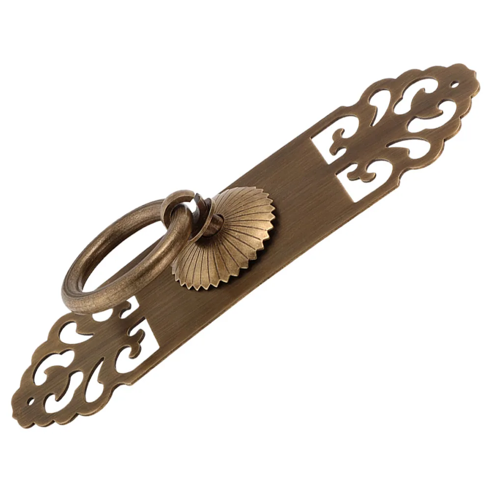 

Pure Copper Retro Pull H les 3cmx12cm Bronze Cabinet Door Knobs for Wardrobes Drawers Durable Decorative Furniture Hardware