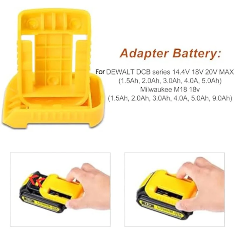 

AFOURT-Tool Holders And Battery Holder For 20V Wall Mount Hanger Battery Drill Tool Storage Shelf For M18 Easy