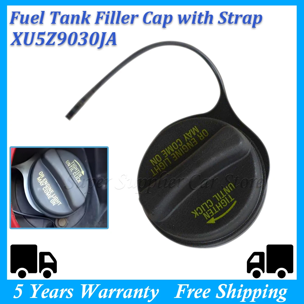 Fuel Tank Cap Gas Cap With Anti-lost Rope Leakage Prevention Compatible For 1998-2009 Ranger 1997-04 Mustang Car XU5Z-9030-JA