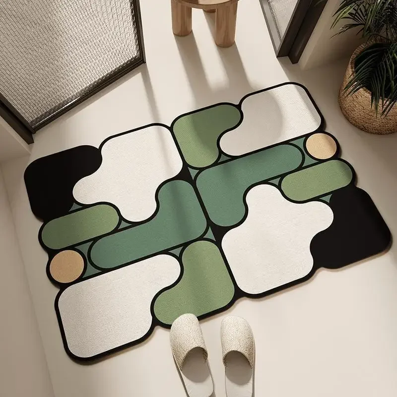 

Мягкий и впитывающий нескользящий коврик для унитаза с принтом цветочного узора для декора ванной комнаты, коврики с цветочным принтом