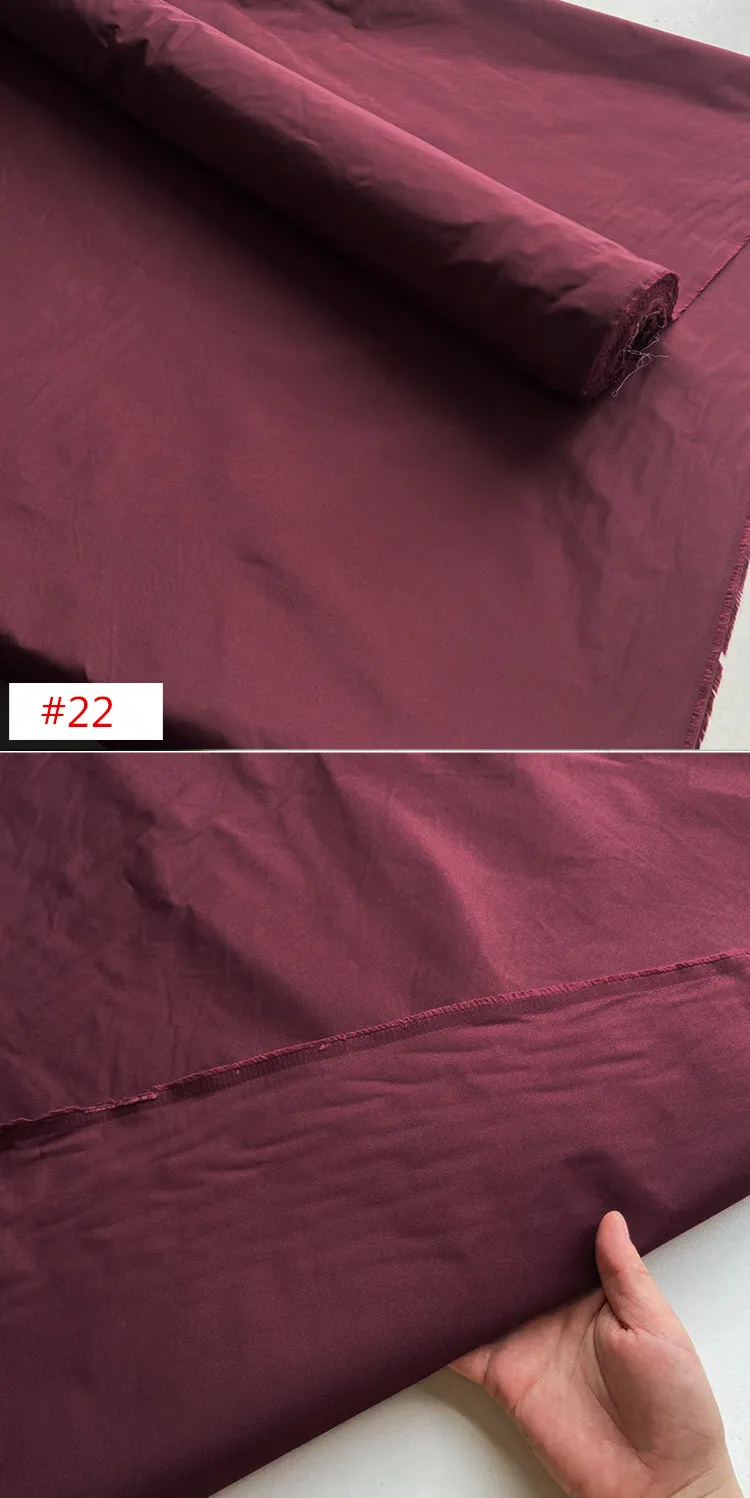 Beliebter, hochwertiger, 100 % reiner Seidenstoff, Taft, einfarbig, einfarbig, für Damen, gesunde Kleidung – Detail 17