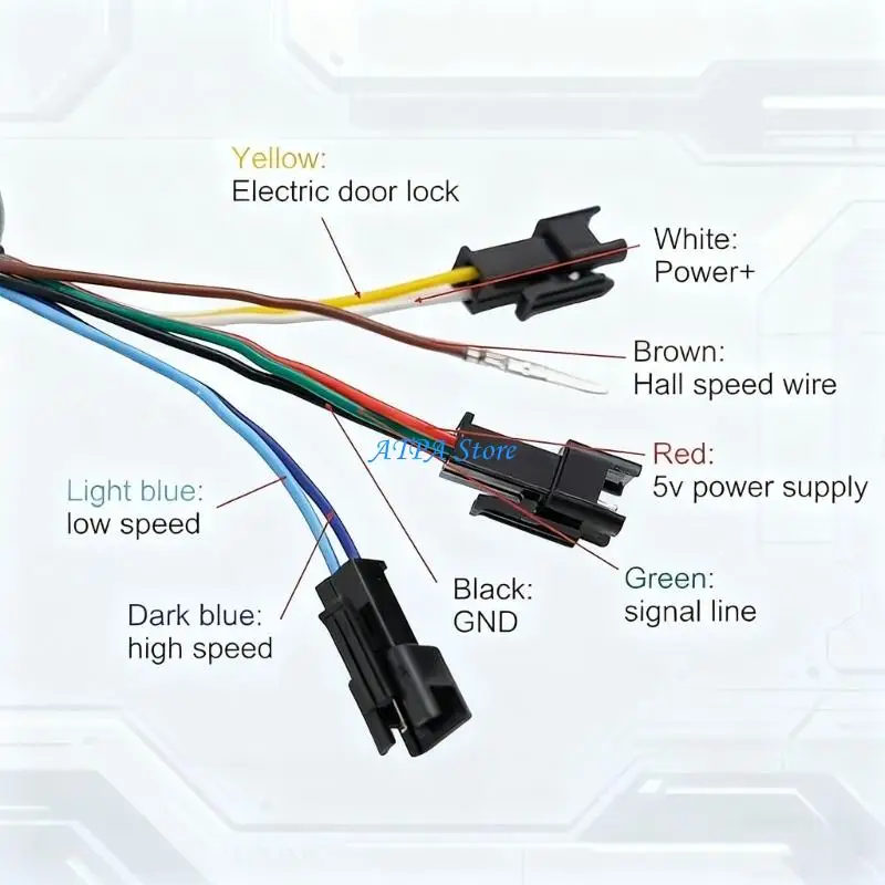 U13C Electric Bike Bicycles Throttle Adjustable Speed Control Digital Battery Suitable for Most Electric Bikes