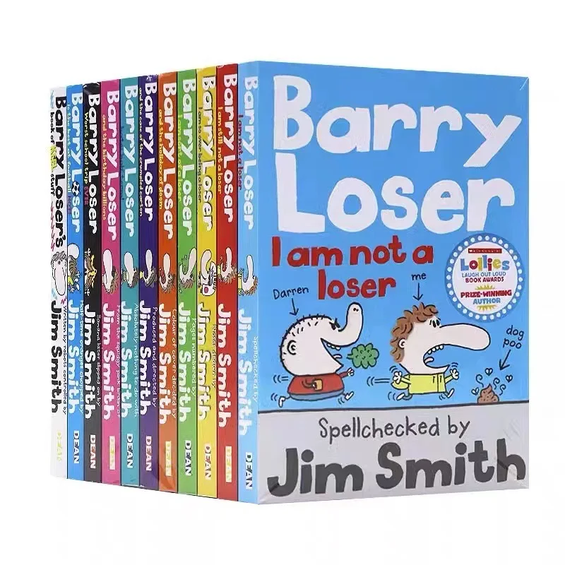 

11 Books/Set Barry Loser I Am Not a Loser Children's Humorous Funny Storybook Inspirational Campus Comics Kids Reading