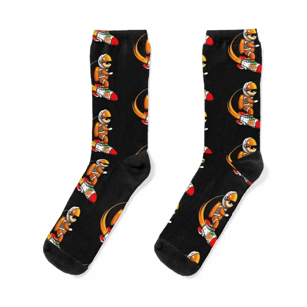 for1 Spaceman Gamer Socks cartoon hip hop winter gifts Men's Socks Luxury Women's