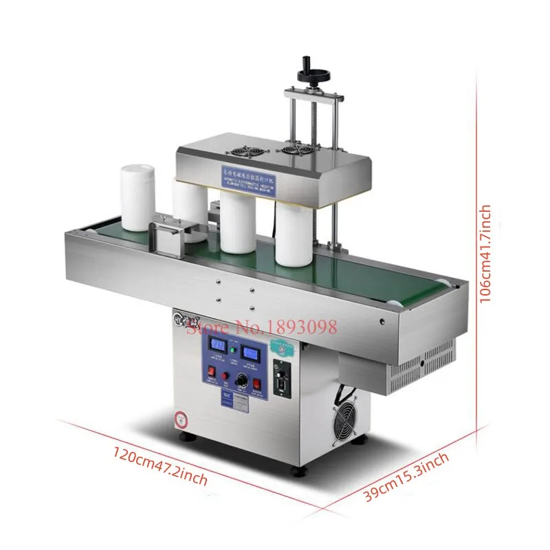 Automatic electromagnetic induction cap sealer aluminum foil sealing machine for plastic glass bottles