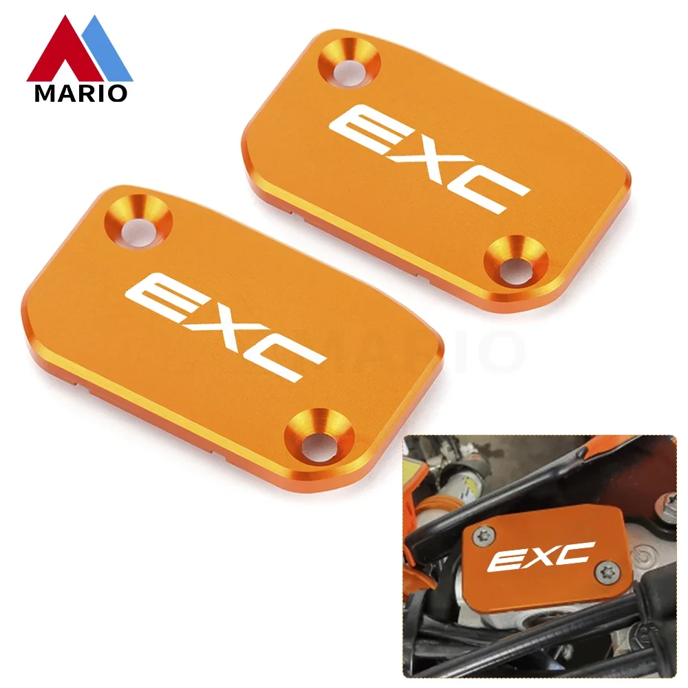 

For KTM 200 400 450 500 525 530 EXC 200exc 450exc 500exc 525exc 530exc Motorcycle CNC Aluminum Brake Fluid Reservoir Cap Cover