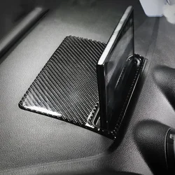 Carbon Fiber Car Interior Console Dashboard GPS Navigation NBT Screen Frame Cover Trim Accessories For Audi A3 8V S3 Car Styling