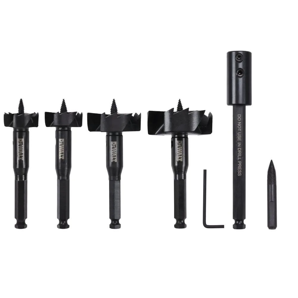 5-Piece Self-Feeding Drill Bit Set