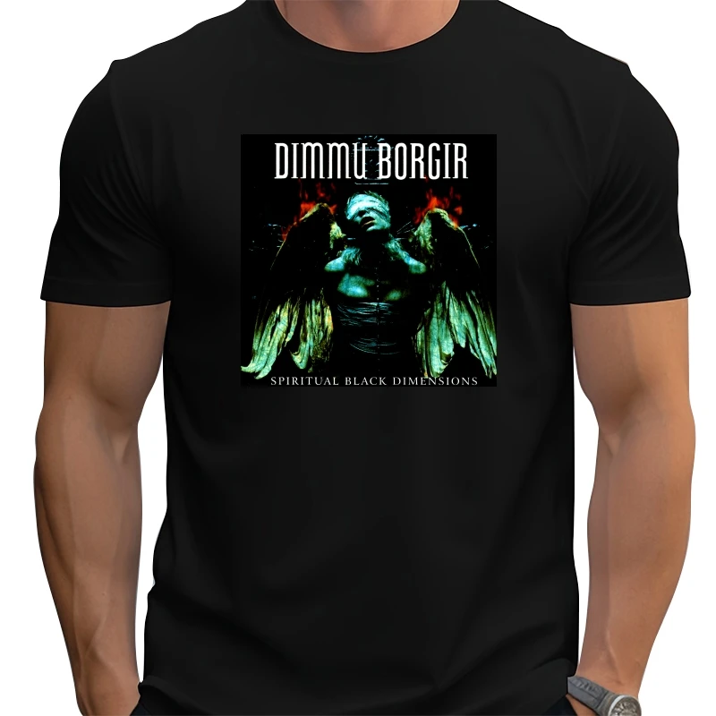 

Мужская футболка с коротким рукавом Dimmu Borgir Rock Tee Женские рубашки в стиле хип-хоп