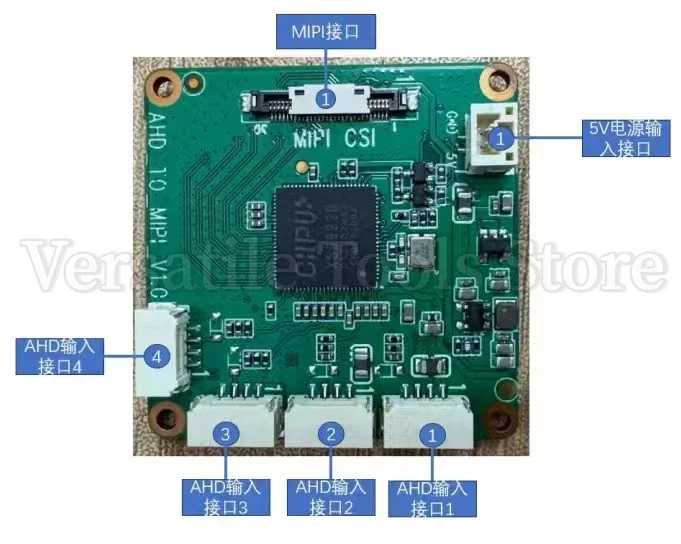 4-channel AHD to Mipi/XS9922B Adapter Board/38
