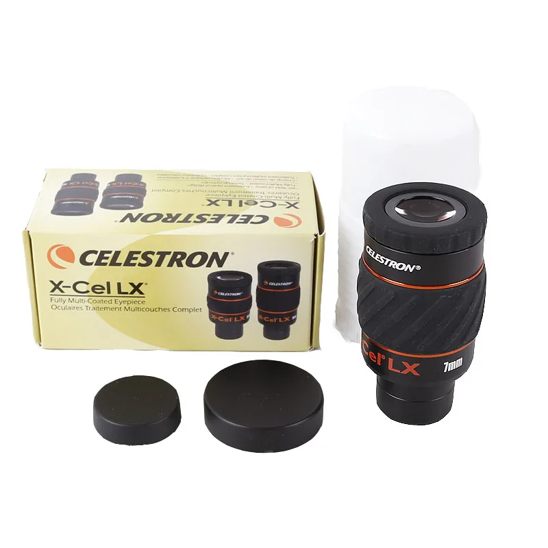 

Celestron Eyepiece X-CEL LX 2.3 / 5/7/9/12/18 / 25mm Wide Angle High Definition Large Caliber High Powered Telescope Eyepiece