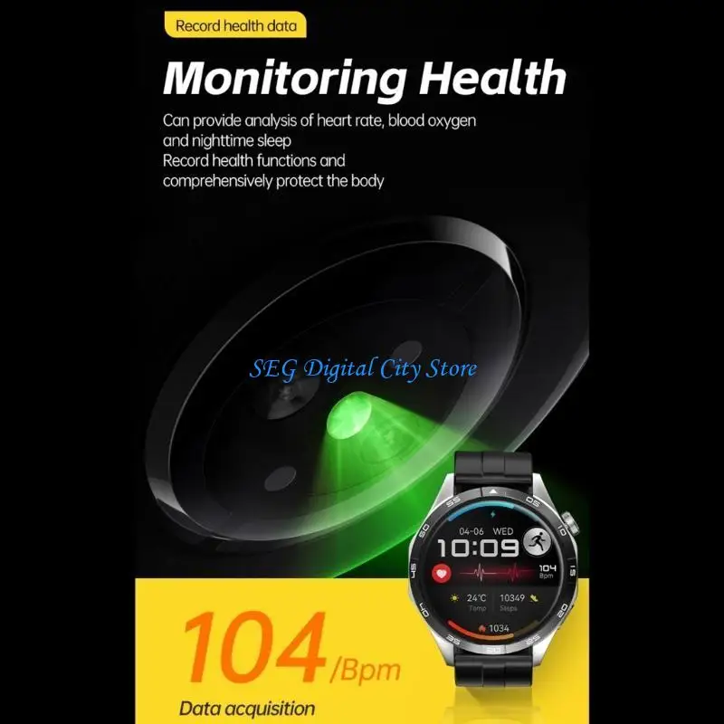U75B Step Trackers Watch Smartwatch Heart Rate Monitoring Smartband for Men Women