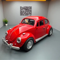 1:18 scale Beetle 1955 alloy die-casting classic model sound and light series birthday gift