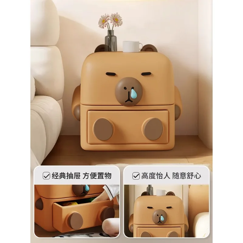 Cute children's bedside table shelves, bedroom bedside tables, sofa side tables