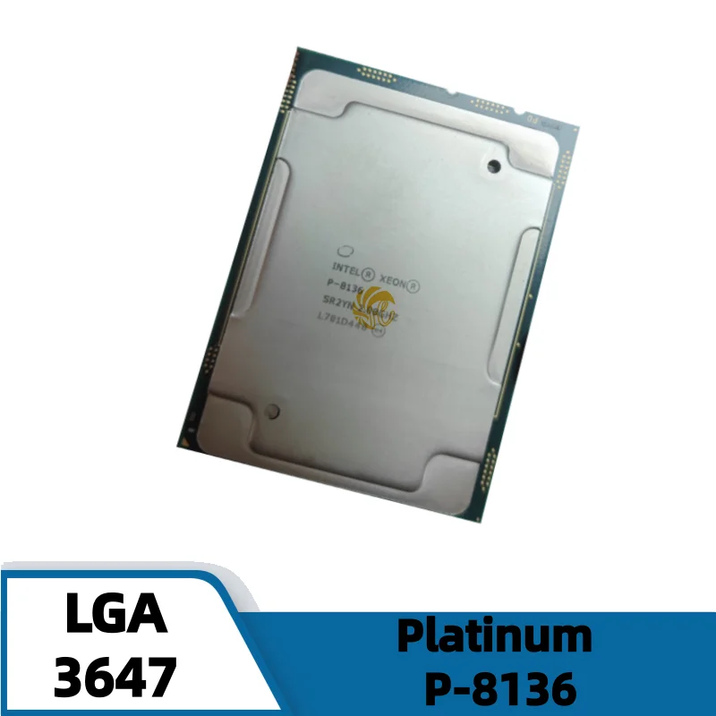 

Xeon Platinum P-8136 CPU 28-Cores 56-Threads 2.0GHz 38.5MB 200W LGA3647 Platinum P8136