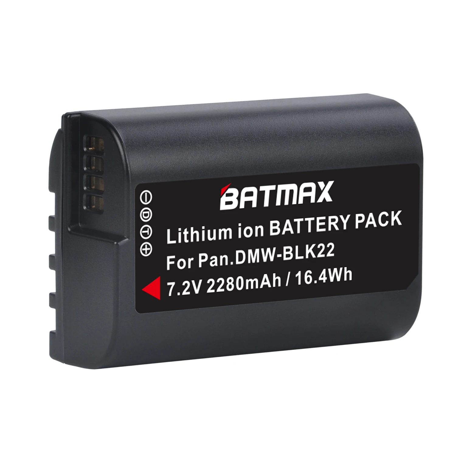 Batmax DMW-BLK22 BLK22 2280mAh bateria + podwójna ładowarka LED USB do Panasonic LUMIX DC-S5, DC-S5K, GH5 II, GH6, S5M2, S5M2X, GH5M2