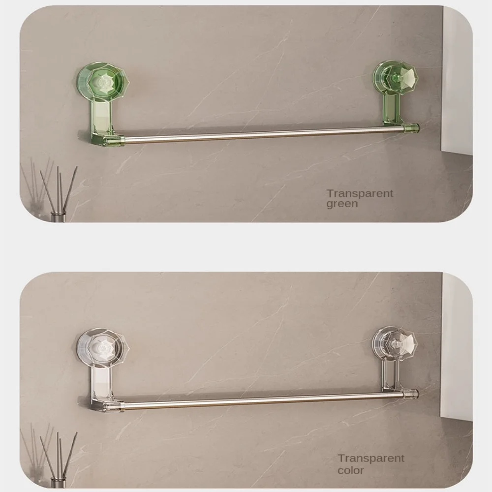 Removable Suction Towel Rack No Drilling Multifunction Punch Free Towel Bar Wear-resistant Durable Towel Hanger