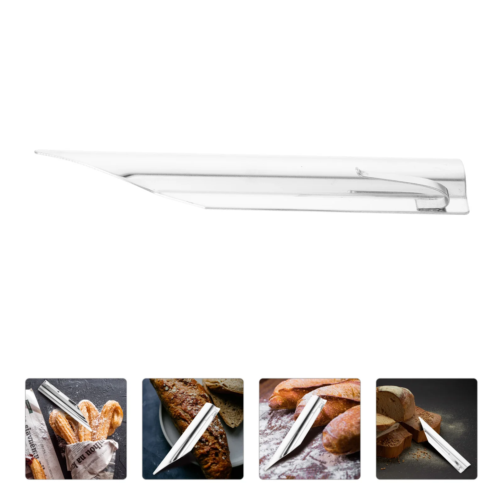 

Stainless Steel Crumb Scraper Kitchen Baking Tool Efficient Countertop Sweeper Portable Tabletop Crumber Cream Scraper