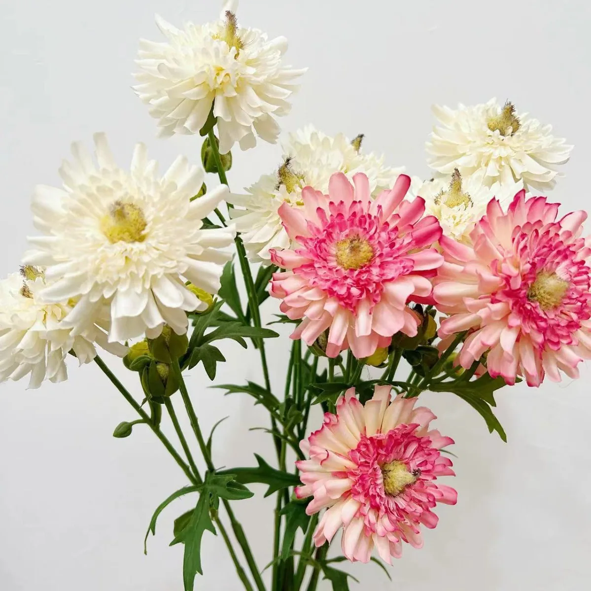 4Pcs Faux Dew Lotus Silk Flowers Artificial Home Decorations Accessories Fake Lotus Wedding Floral Arrangement Party Event Decor