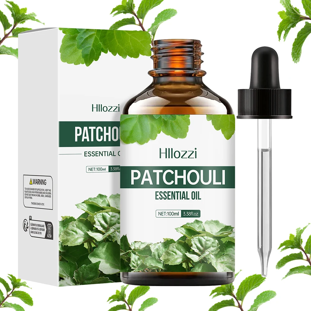 30ml/60ml/100ml extracto de planta parcheouli cuidado del cuerpo aceite esencial fragancia ligera duradera adecuada para cara, cabello, piel, cuerpo