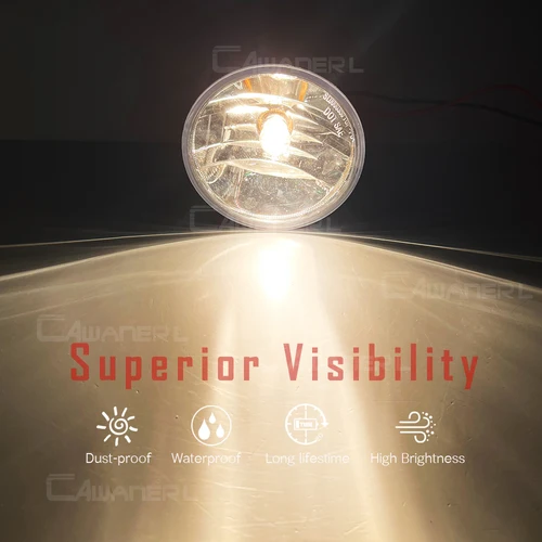 Imagen 2 del producto Conjunto de luz antiniebla delantera para coche, bombilla halógena PSX24W 4300K para Ford Escape Hybrid 2007 2008 2009 2010, 2 unidades