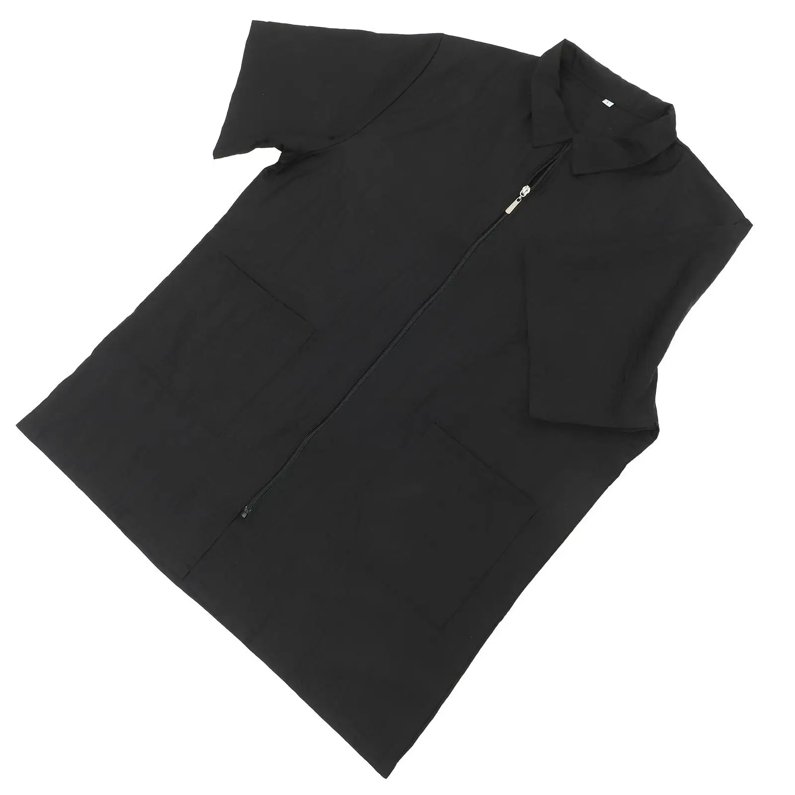 

Hair Dye Clothes for Men Women Barber Gowns Salon Smocks Lightweight Durable Zipper Collar Pocket Hair Treatment Short Sleeve