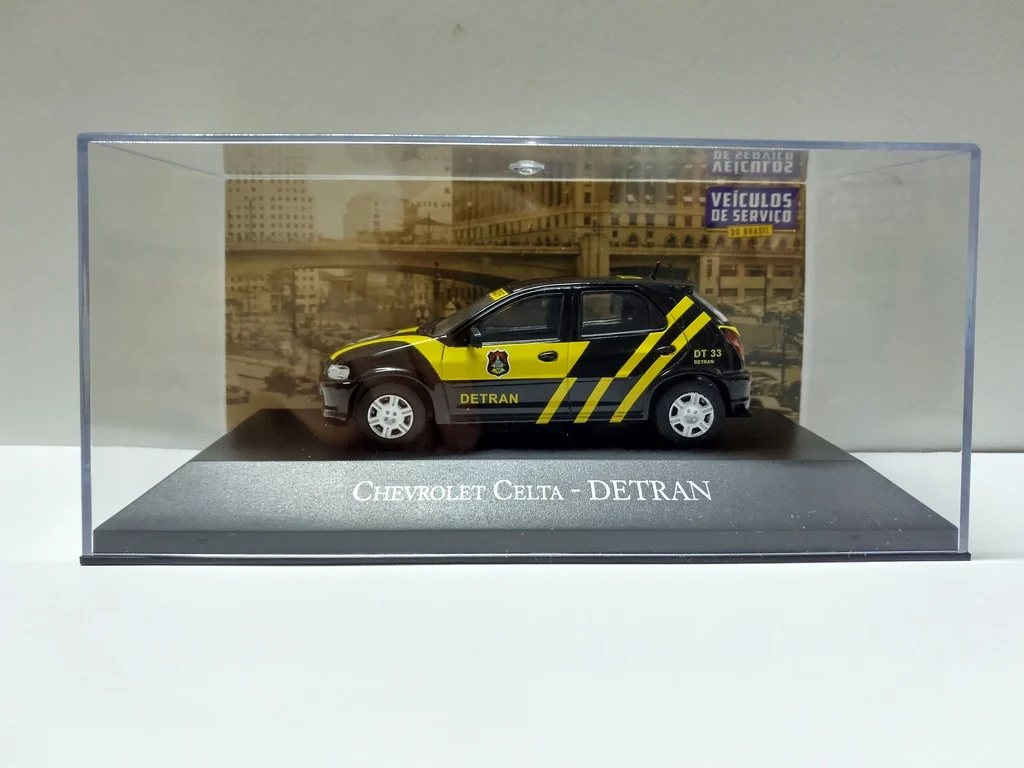 

Литой под давлением масштаб 1:43 Ixo CHVROLET CELTA-DETRAN, модель автомобиля из сплава, Коллекционная игрушка, подарок, сувенир, украшение для дисплея