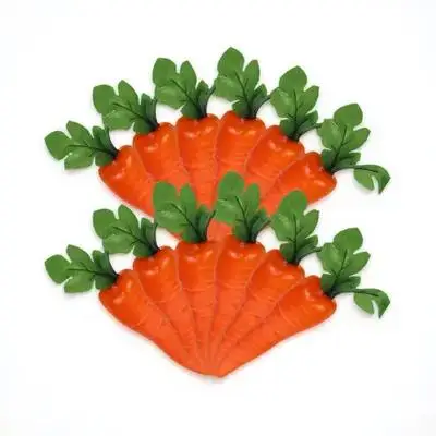 

12pcs Simulation Carrot Decors Artificial Decoration Photo Props Home naments Kids Decor Realistic Craftsmanship Use