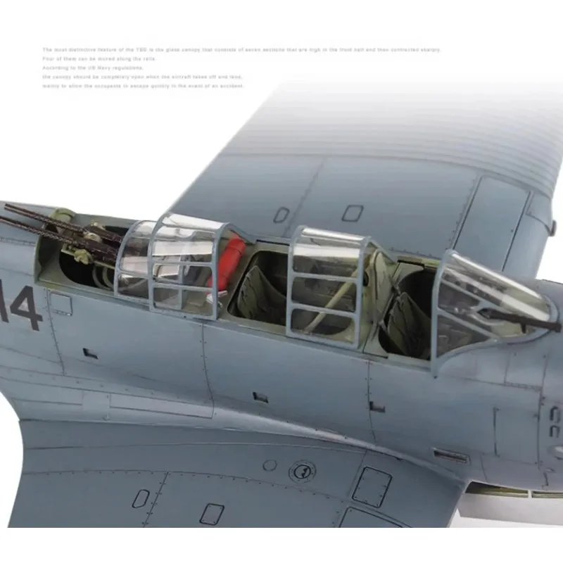 GreatWall 1/48 مقياس L4807 Devastator' Douglas TBD-1 VT-8 في ميدواي 1942 تجميع البلاستيك أطقم منمذجة #4