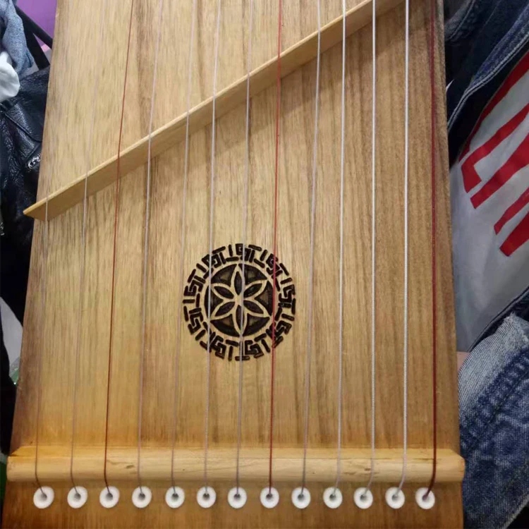 

Paulownia Guqin Featured Cedarwood Fuxi Guqin Style Chinese Folk