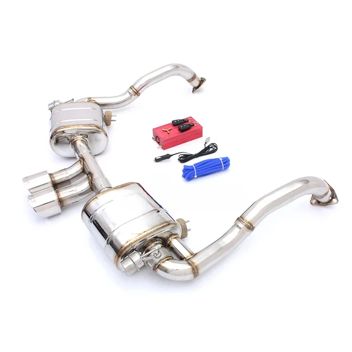 Exhaust Pipe For Porsche Boxster Titanium Exhaust Catback With Quad Double Tip