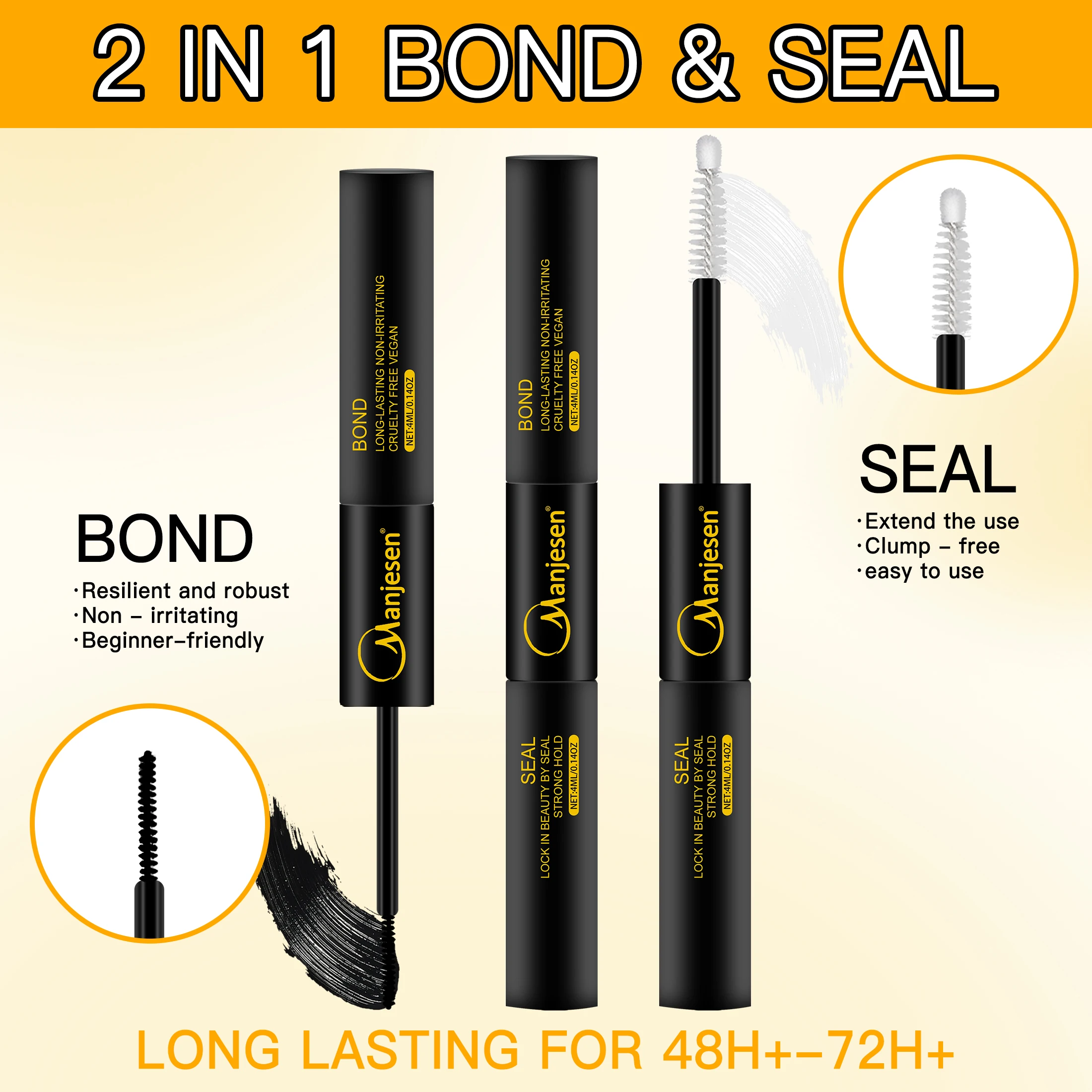 Zestaw do samodzielnego nakładania rzęs do cosplayu, naturalne, delikatne sztuczne rzęsy z klejem i pęsetą, narzędzia do przedłużania rzęs DIY, motyw kłosów pszenicy