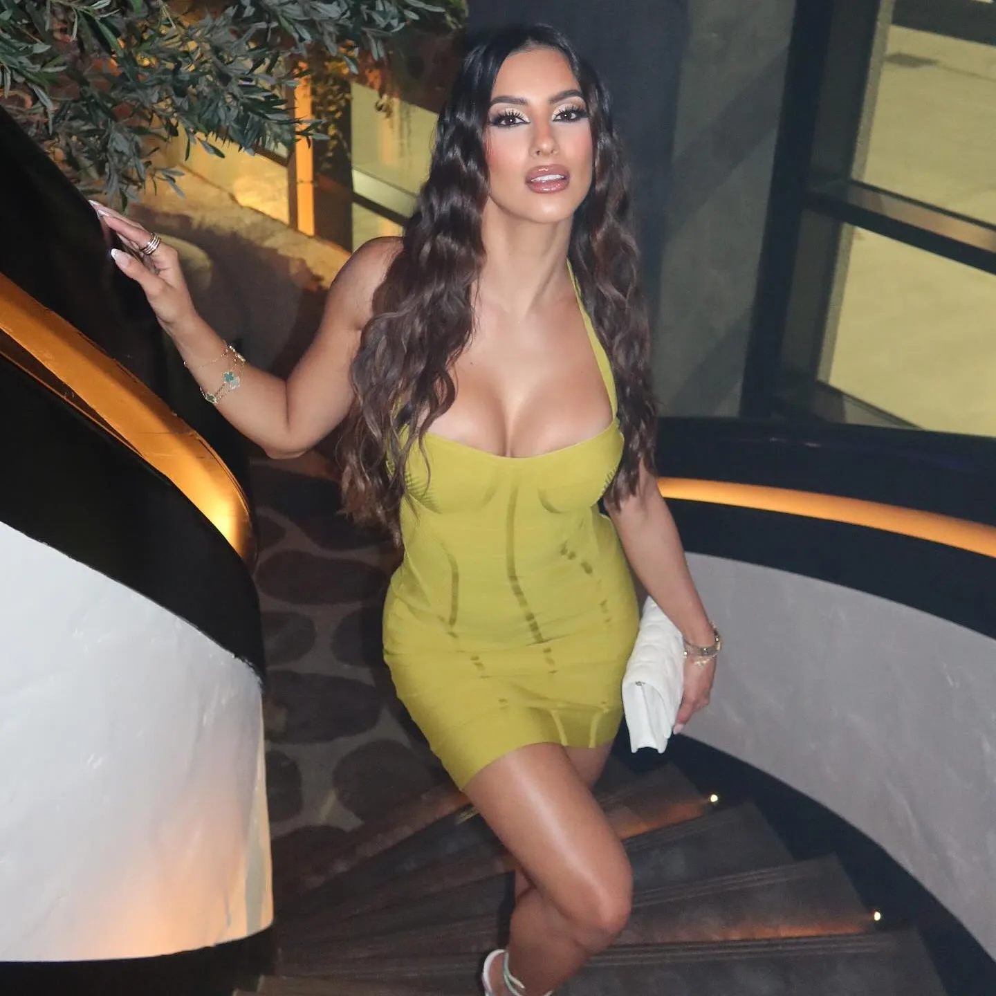 

HQBORY Sexy women short halter Bandage Dresses green sleeveless strapless Bodycon Party Evening Vestidos