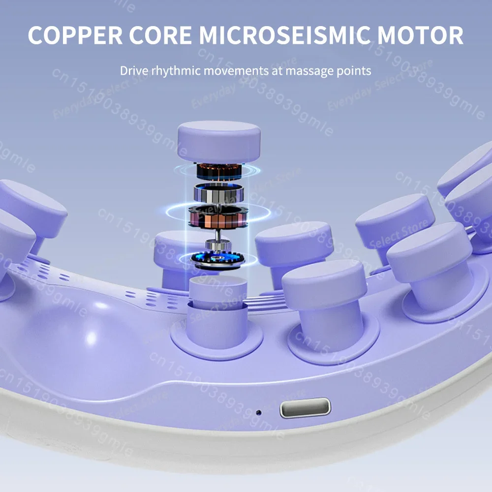 Smart Eye Massager with Heat Compression Vibration Steam Atomization Function, Eyes Mask massager for eye Comfort Relief